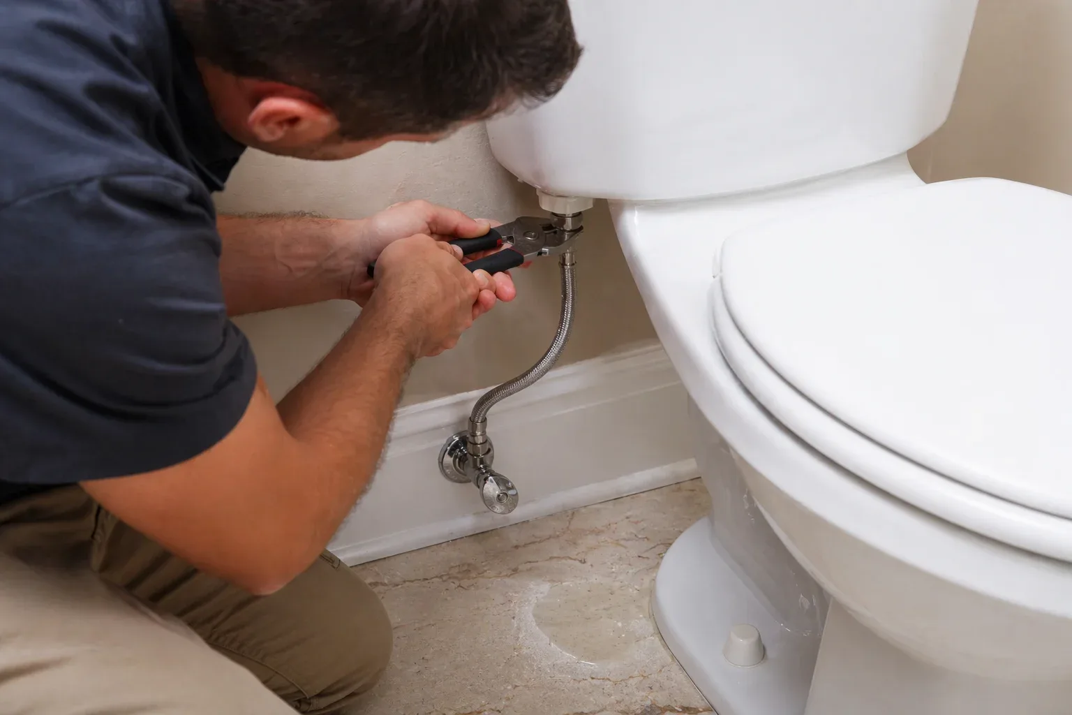 Toilette qui fuit La Prairie
