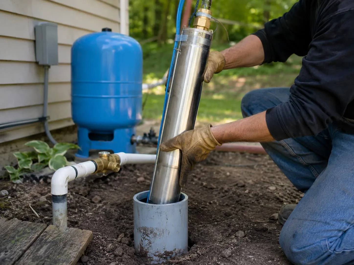 Installation pompe de puits La Prairie